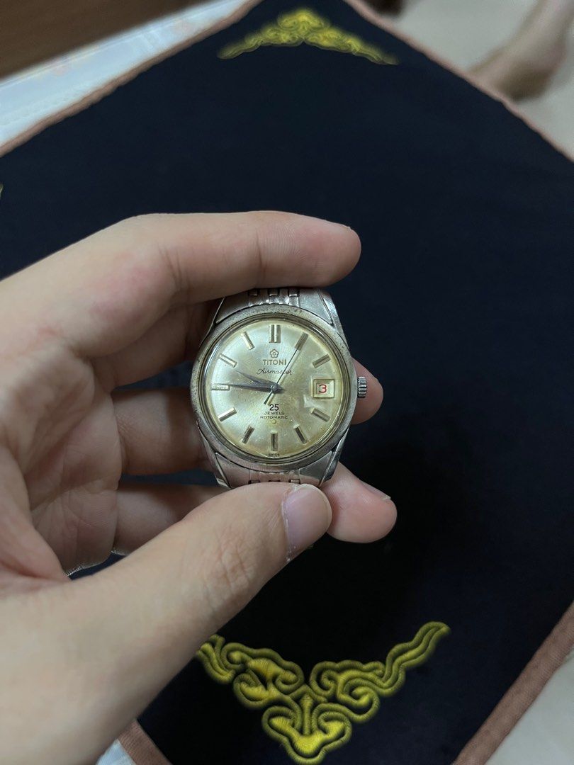 Titoni airmaster 60年代古董錶, 興趣及遊戲, 收藏品及紀念品, 古董 