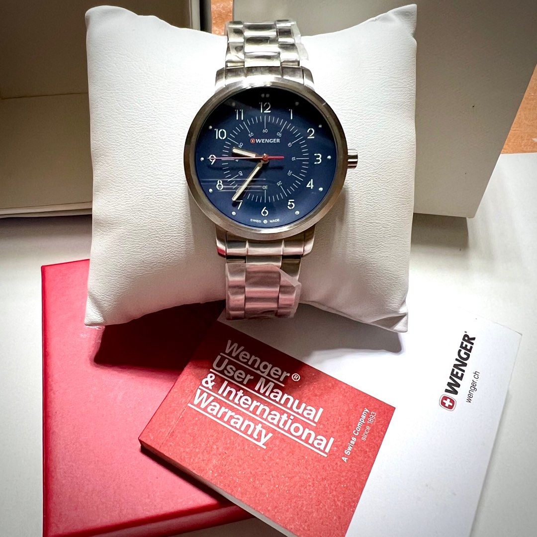 Wenger brand new watch (Category: Men's Watches) located in Antipolo. Submitted by starstyleph (Listing ID 1307430795, Image 1). Description: With 3 years warranty #steelwatch #seiko #tagheur #rado #mkwatch.