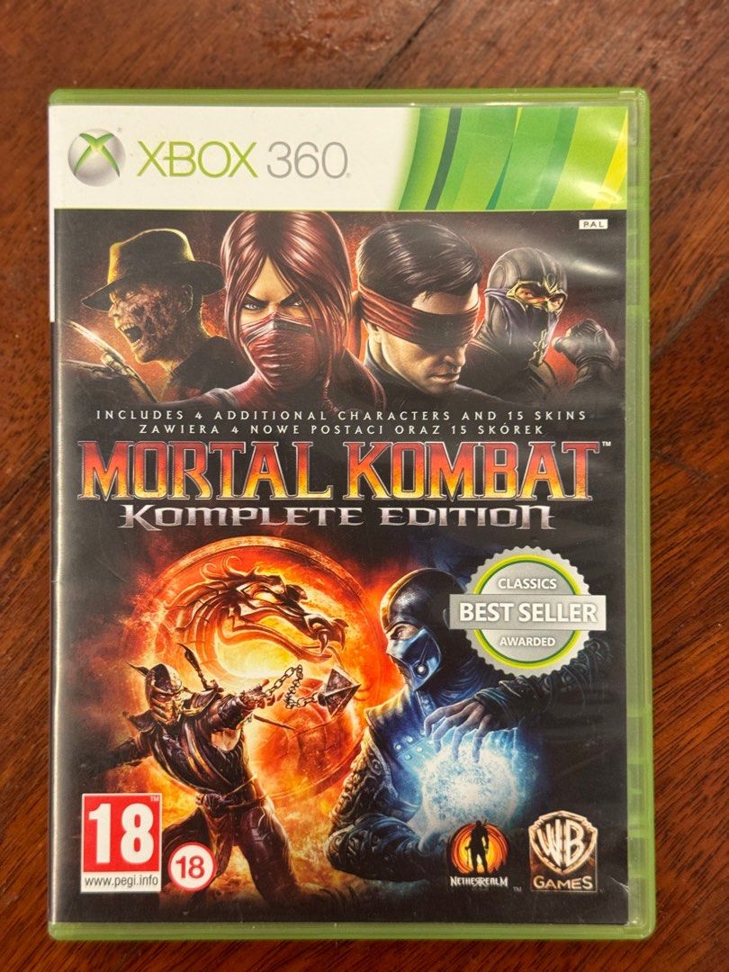 Xbox Mortal Kombat Complete Edition PAL, Video Gaming, Video Games, Xbox on  Carousell