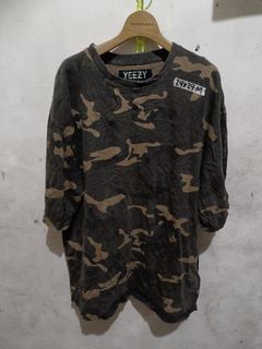 YEEZY CAMOUFLAGE LOOSE FIT SHIRT