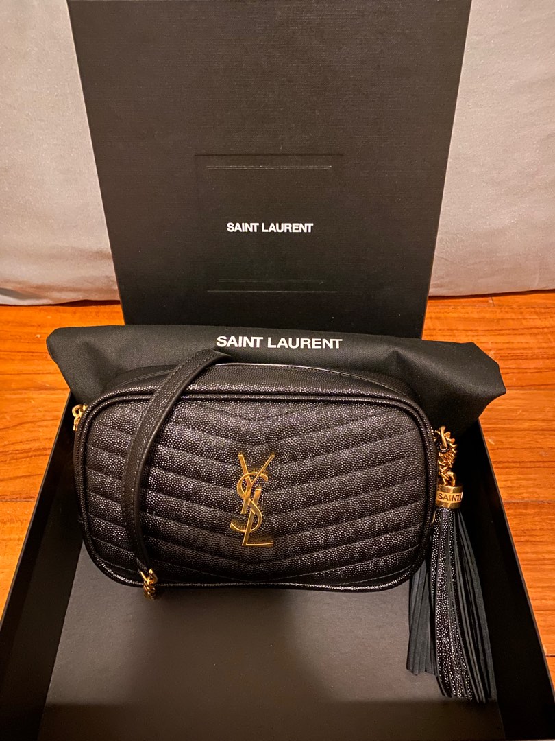 100 authentic YSL mini lou in quilted leather mini bag saint lauren Luxury Bags Wallets on Carousell