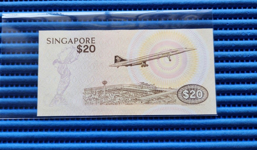 224422 Singapore Bird Series $20 Note A/72 224422 Nice Double Digits ...