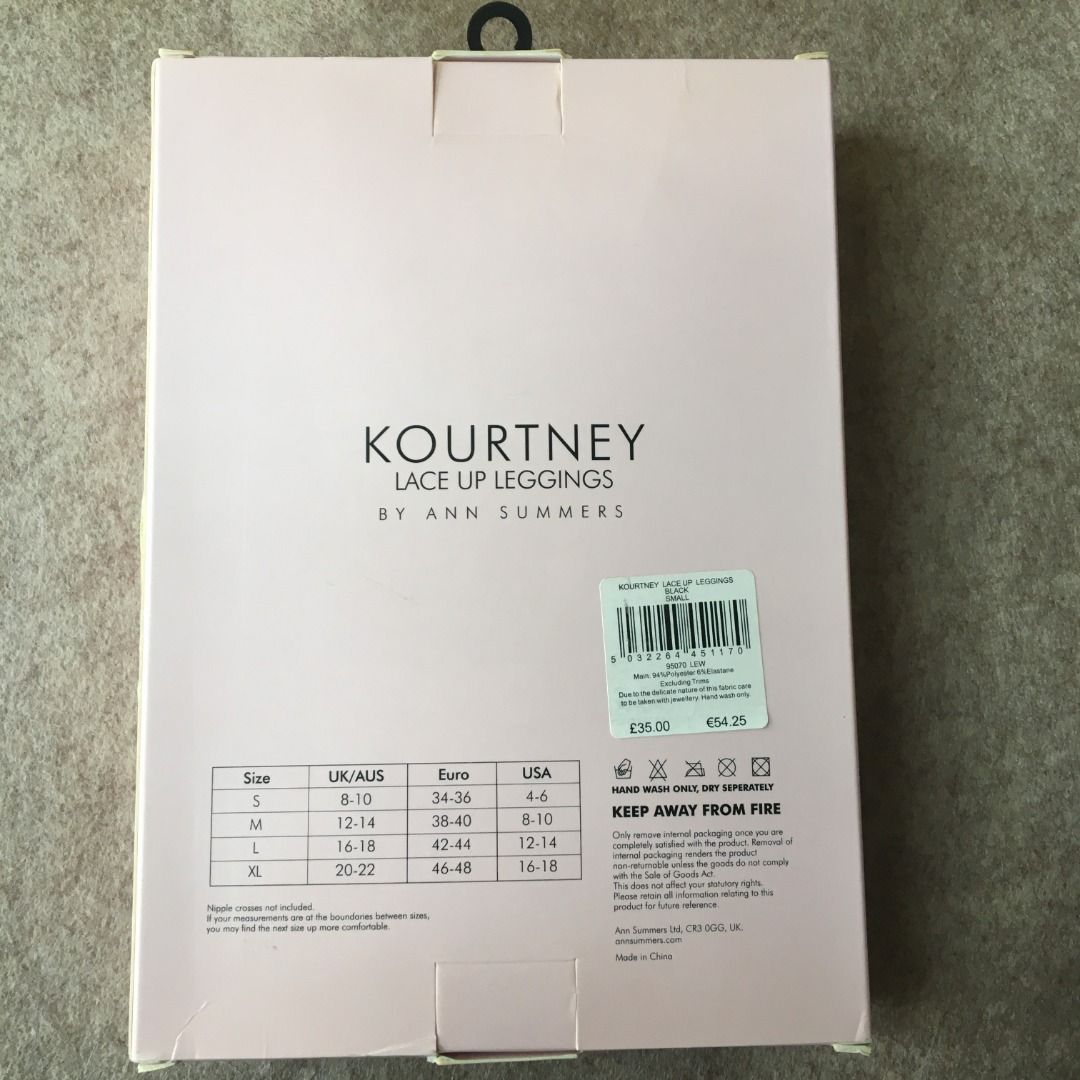 Ann summers lace up leggings best sale