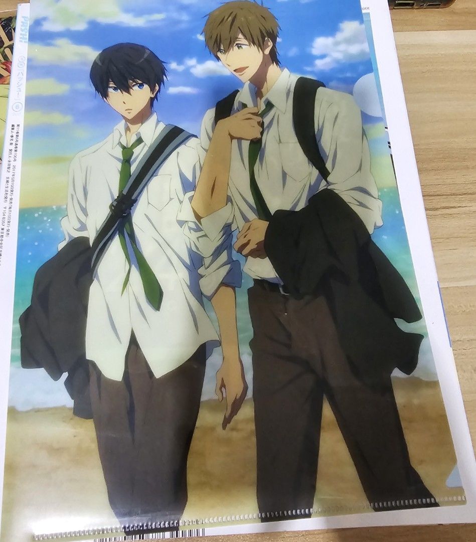 劇場版 Free! Timeless Medley 絆 入場者特典コースター 七瀬 遙& 橘