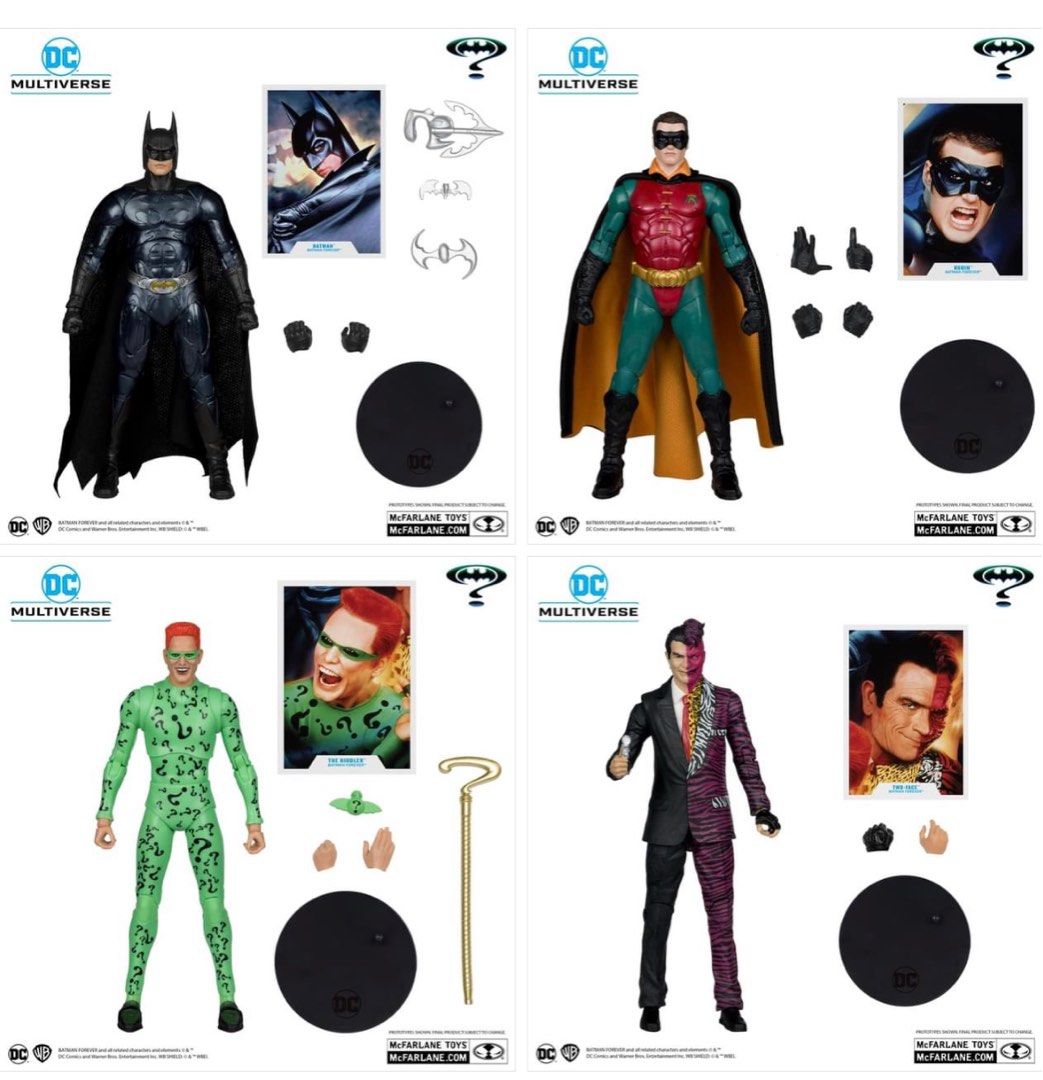 [ PreOrder] Mcfarlane Batman Forever : Batman / Robin / Two Face ...