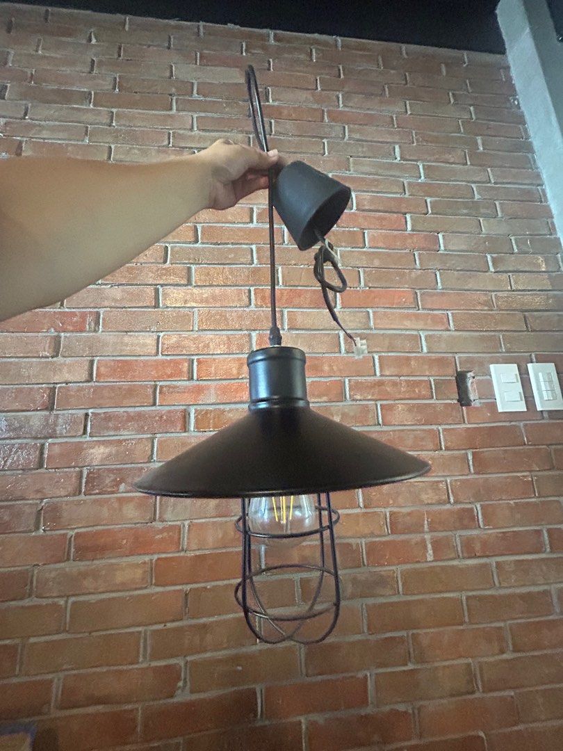 Accent Pendant Drop Lights with Edison Bulb (Category: Lighting) located in San Fernando. Submitted by thriftcsfp (Listing ID 1307612329, Image 3). Description: Selling 3 pieces accent pendant drop light good for home use or cafe use. 900 each, take all 3 for 2,600. Edison bulb included. Like new condition. Pickup only at San Fernando Pampanga.