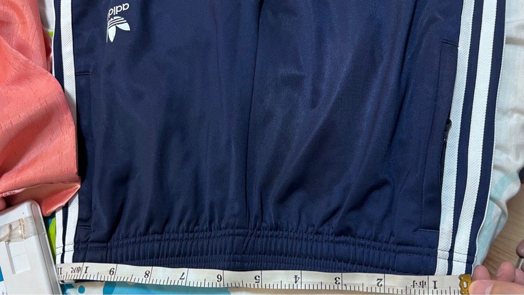 ADIDAS TRACK PANTS (Category: Joggers) located in Manila. Submitted by declutterwithceej (Listing ID 1307727359, Image 2). Description: used 3 times only. 9.5/10 condi original price is at 3k+ in adidas.