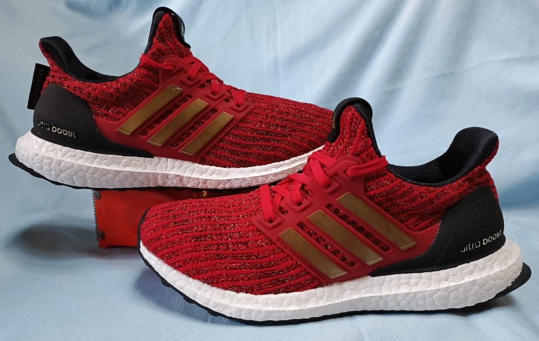 Adidas Ultra Boost 4.0 Game of Thrones House Lannister Red lace up sneaker US size 6 Women s Women s Fashion Footwear Sneakers on Carousell
