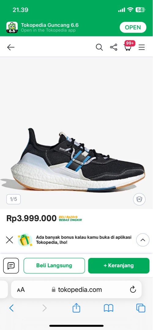 harga sepatu adidas parley