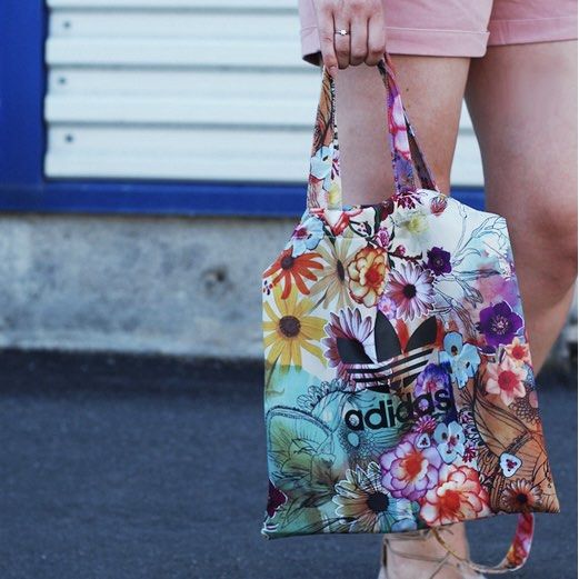 Adidas x Bolsa Floral Shopper Bag