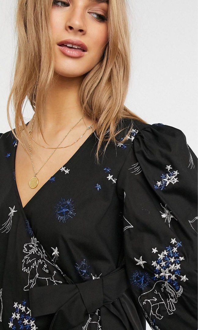 Astrology print dress shop