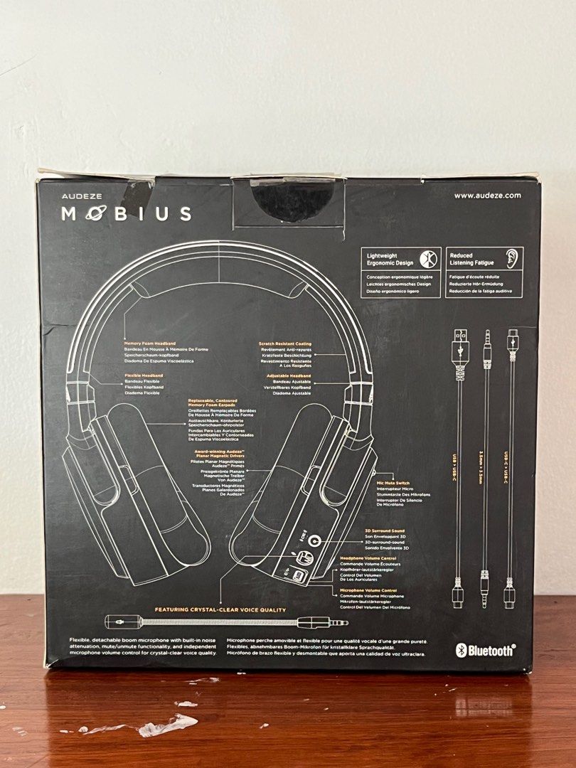 Audeze Mobius (Category: Headphones & Headsets) located in Quezon City. Submitted by techsol (Listing ID 1307586152, Image 3). Description: Gaming Head Phones with Immersive 3D Cinematic Audio Headphone. 7.1 Surround Sound, Detachable Mic.