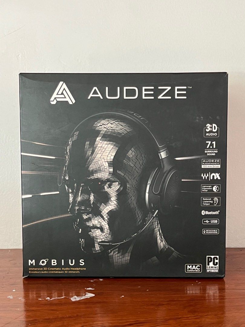 Audeze Mobius (Category: Headphones & Headsets) located in Quezon City. Submitted by techsol (Listing ID 1307586152, Image 2). Description: Gaming Head Phones with Immersive 3D Cinematic Audio Headphone. 7.1 Surround Sound, Detachable Mic.