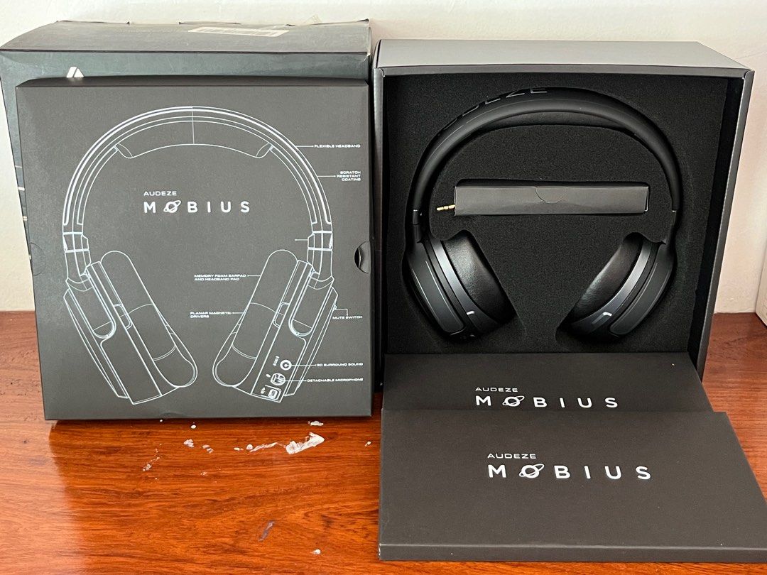 Audeze Mobius (Category: Headphones & Headsets) located in Quezon City. Submitted by techsol (Listing ID 1307586152, Image 1). Description: Gaming Head Phones with Immersive 3D Cinematic Audio Headphone. 7.1 Surround Sound, Detachable Mic.