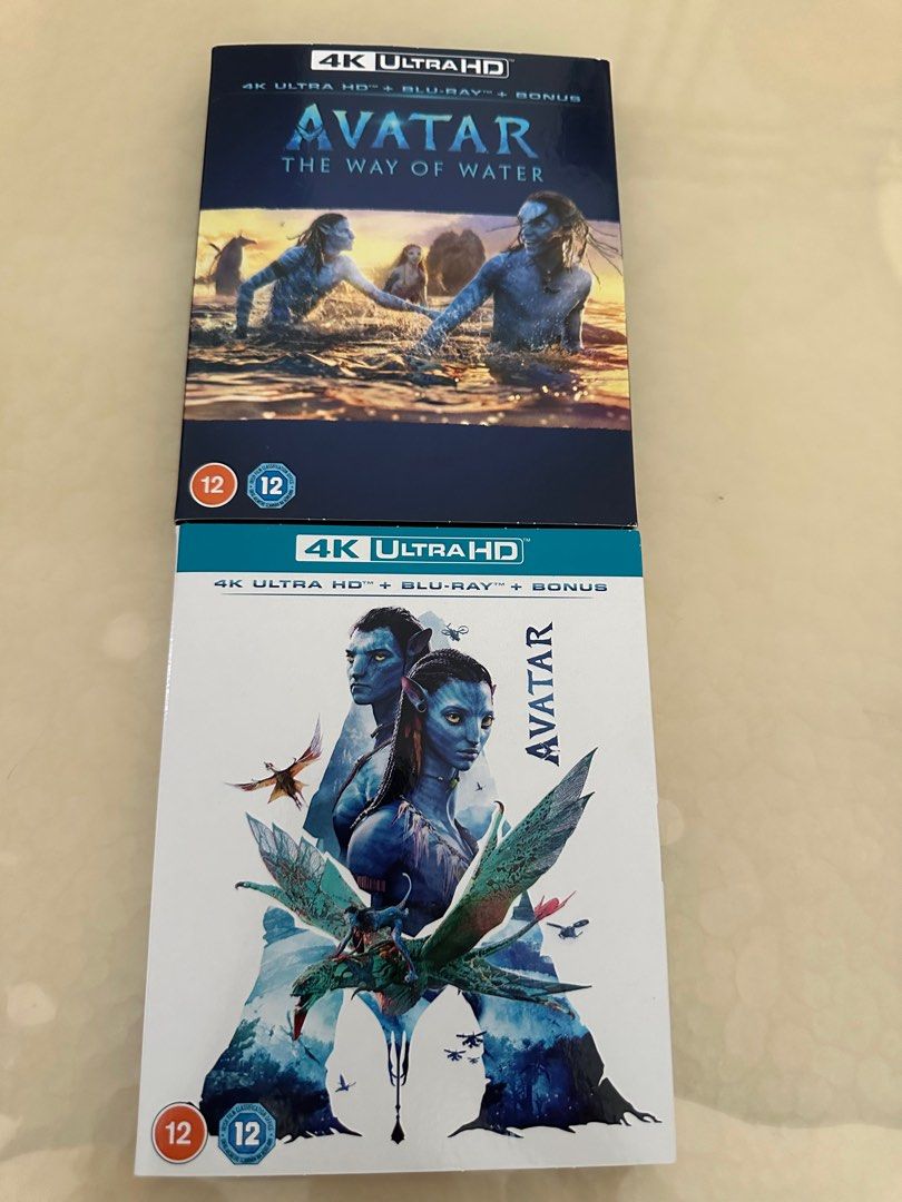 Avatar Collection 1 & 2 (4K Ultra HD + Blu Ray + Bonus), Hobbies & Toys ...