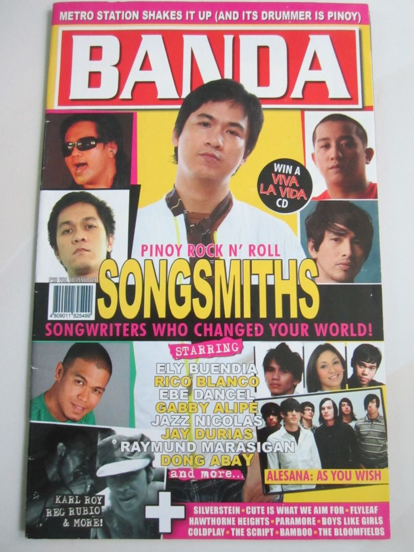 Banda Songhits (Volume III Issue 25) featuring famous band songwriters ...