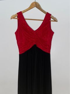 Black and Red formal dress