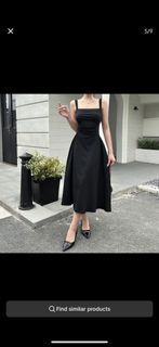 Black long dress / black formal dress