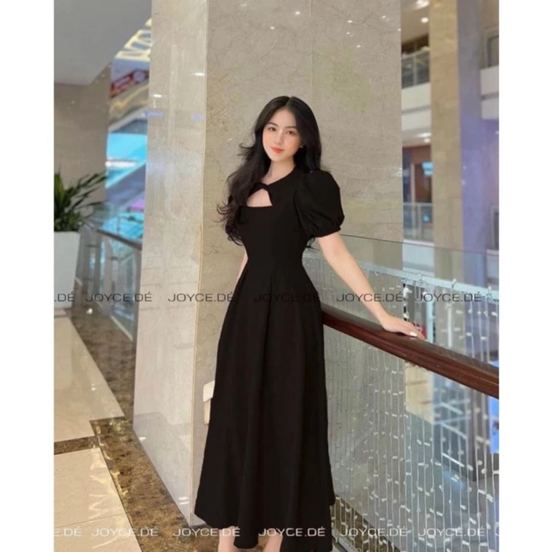Long black semi formal dresses best sale