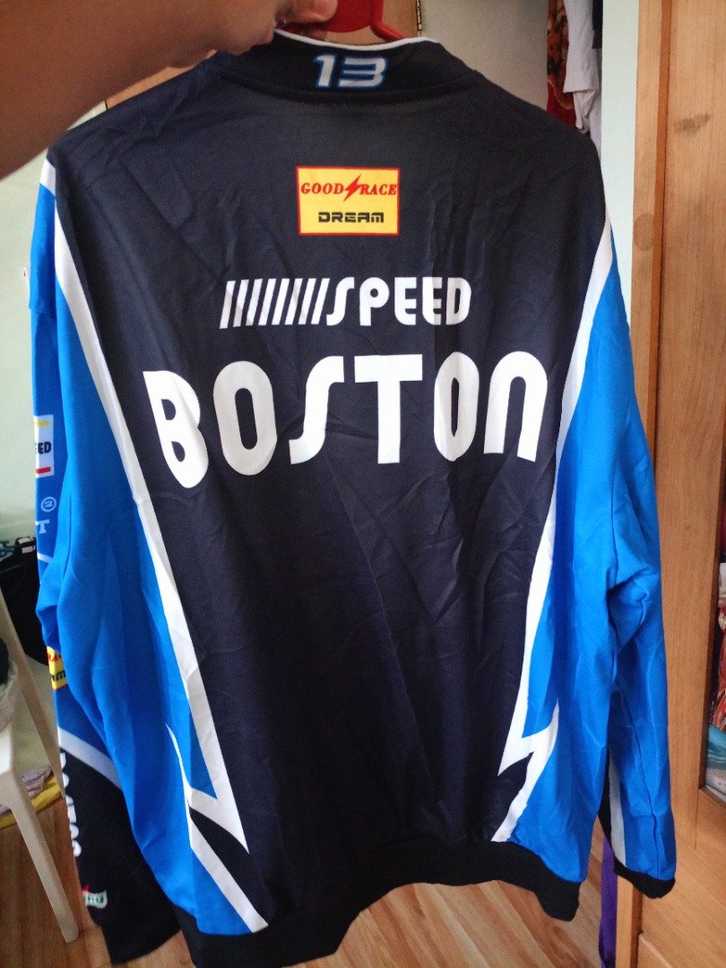BOSTON RACING JACKET SHEIN, Men's Fashion, Coats, Jackets and Outerwear ...