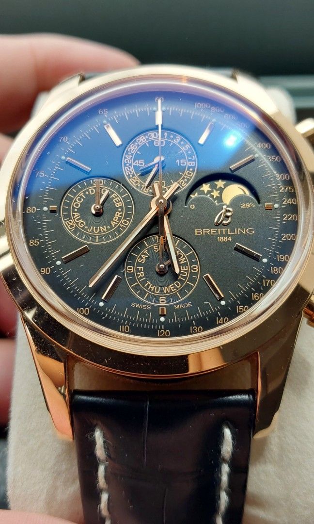 Breitling Transocean Chronograph Perpetual Calender 1461 Luxury Watches on Carousell