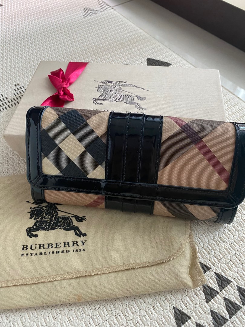 Burberry Nova check long wallet Luxury Bags Wallets on Carousell