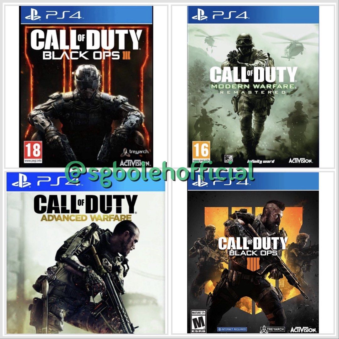 Call of Duty (PS4 & PS5) - COD series , Video Gaming, Video Games,  PlayStation on Carousell