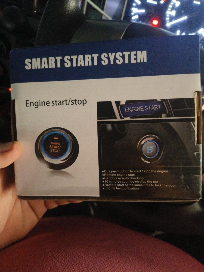 Car alarm push start engine, Car Accessories, Accessories on Carousell