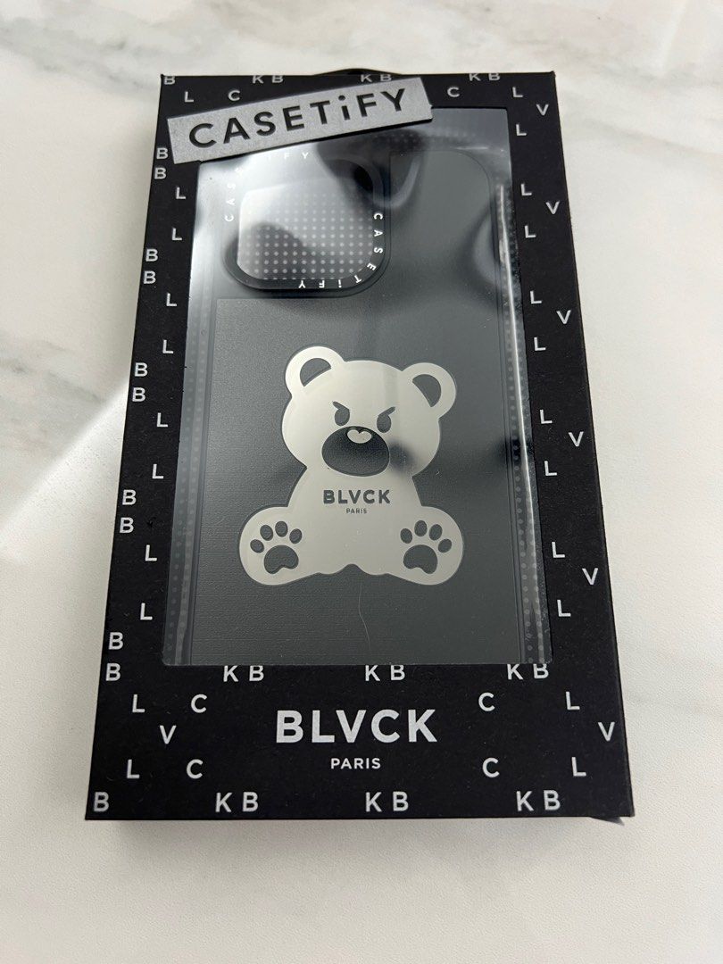 Casetify BLVCK Evil Teddy 鏡面電話殼, 手提電話, 電話及其他