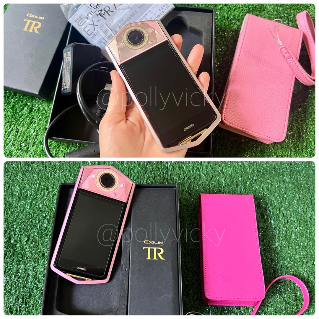 Casio Exilim EX TR80 selfie camera with box Acc in photo Photography Cameras on Carousell