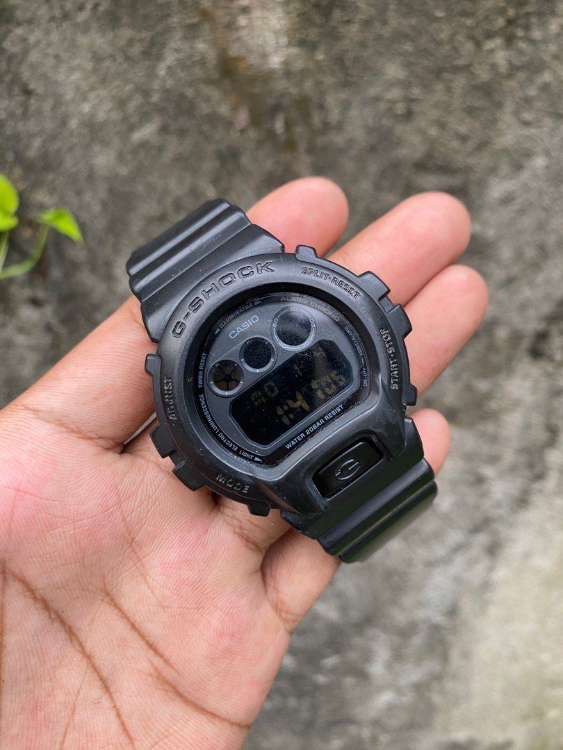 Gshock Dw6900 Hitam Casio G-Shock DW-6900BB-1D Black Strap Men