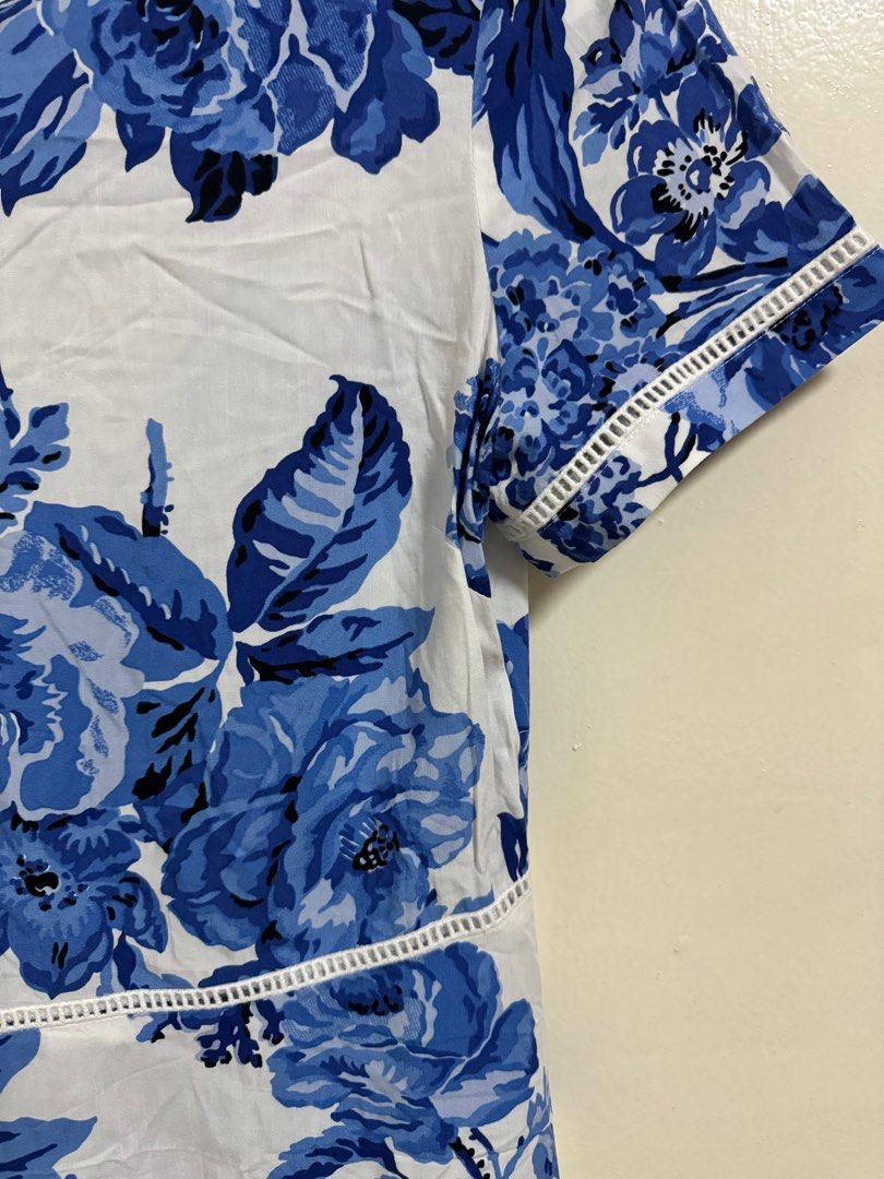 blue floral boho dress chiffon New Cath Kidston Dark Blue Floral Trim Tea Dress Size 12 – Whispers Dress  Agency