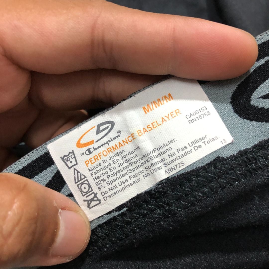 CHAMPION Performance Baselayer Pants Leggings Knit Knitted Thermal Base Layer Winter Snow Size Medium Men s Fashion Activewear on Carousell