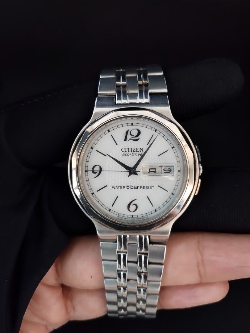citizen oak eco drive solar man textur white dial E100 K003334 JDM Fesyen Pria Jam Tangan di Carousell