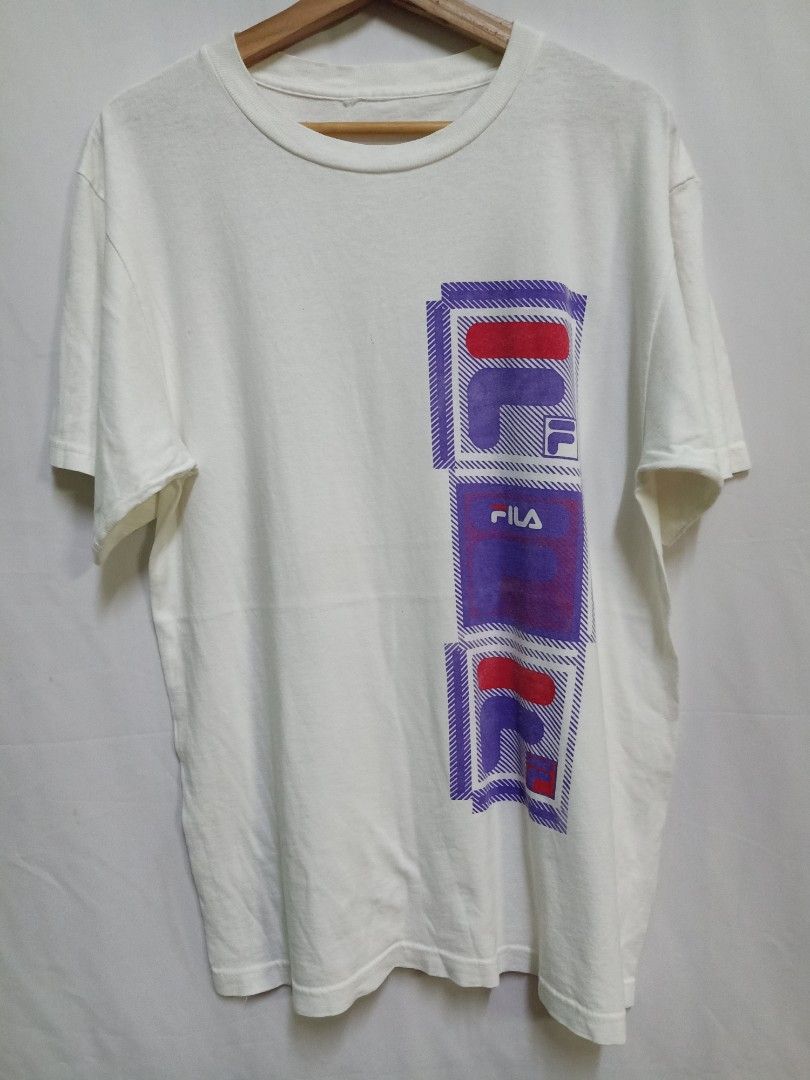 FILA T shirt sportswear Japanese brand vintage