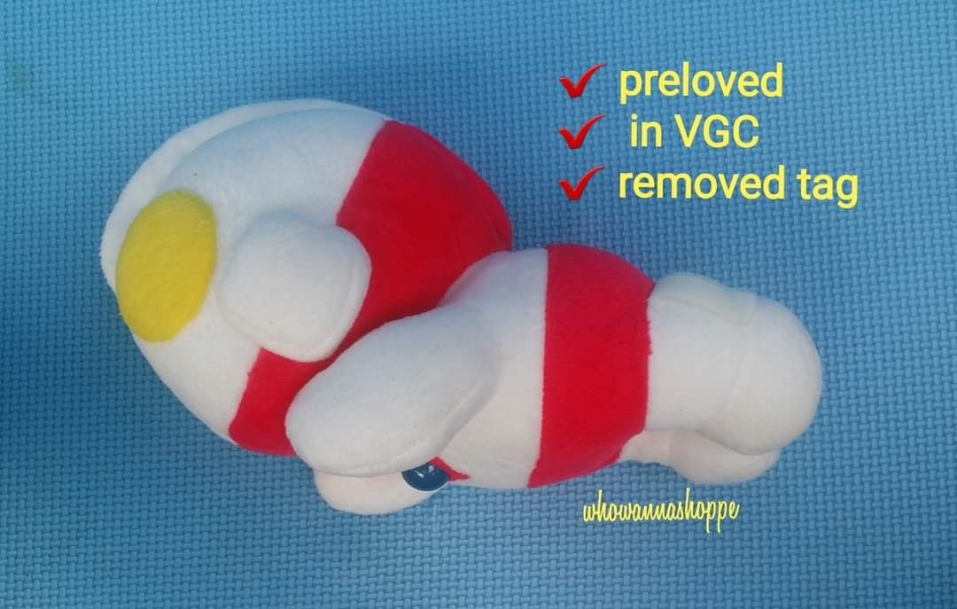 FLYING ULTRAMAN (11") Plush Toy (Category: Plushies & Soft Toys) located in Mabalacat. Submitted by whowannashoppe (Listing ID 1307733090, Image 2). Description: P200.00 + SF Flying ULTRAMAN Plush Toy Size: 11" No tag Clean/washed. Ready to ship. Preloved but in very good condition..