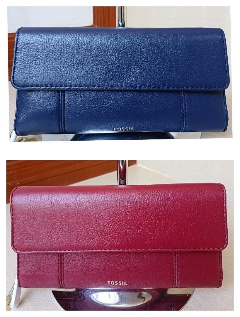 Fossil Jori RFID Leather Flap Clutch Women s Fashion Bags Wallets Wallets Card holders on Carousell