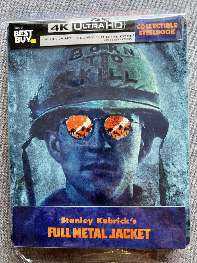 Full Metal Jacket 4K BestBuy Steelbook, Hobbies & Toys, Music & Media