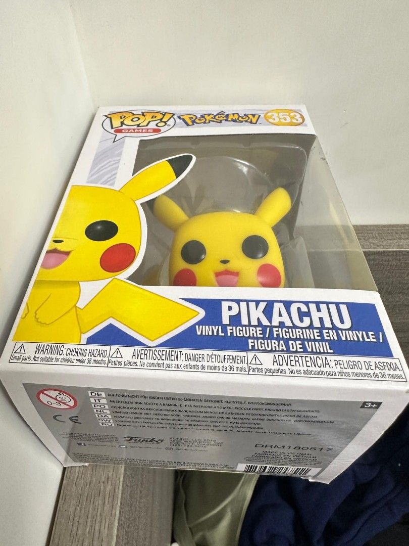 FUNKO POP! GAMES POKEMON PIKACHU (353) FEW 精靈寶可夢比卡超模型寵物小精靈精 -  www.trombolotto.it