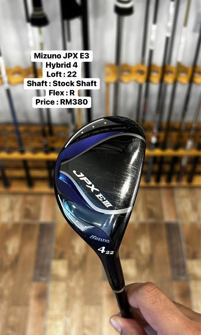 Golf Hybrid 4 Mizuno Jpx E3 Sports Equipment Sports Games Golf on Carousell