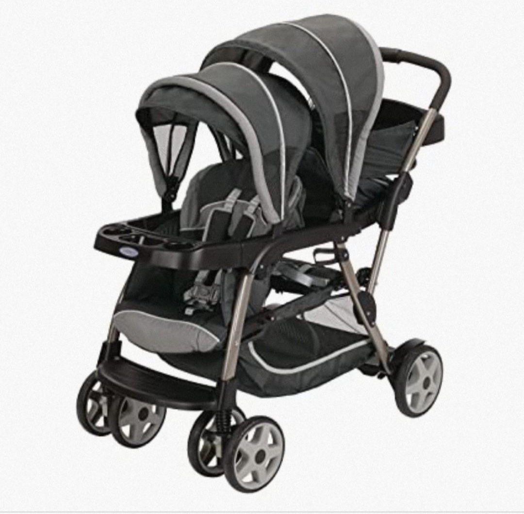 Graco twin stroller Babies Kids Going Out Strollers on Carousell