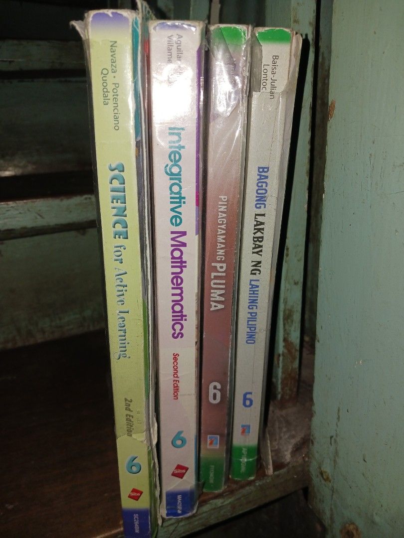 Grade 6 Textbooks (Category: Textbooks) located in Naga. Submitted by havenaid (Listing ID 1307687913, Image 1). Description: 200.00 PHP each book Authentic, bought from private school bookstore 📌 Integrative Mathematics Grade 6 📌 Pinagyamang Pluma Grade 6 📌 Bagong Lakbay ng Lahing Pilipino Grade 6 📌 Science for Active Learning Grade 6 -- SF will be shouldered by buyer Payment: Gcash, BDO Delivery: J&T.