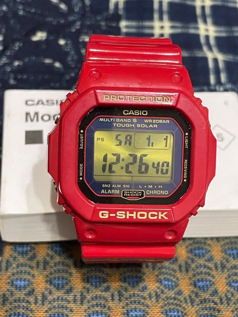 Casio G shock GW M5630A🎊30週年🎉「Rising Red」限量版經典方形