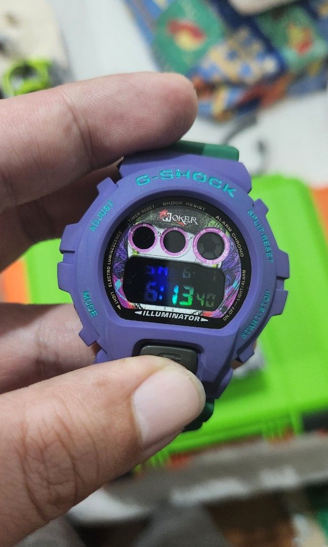 Gshock DW 6900 Joker Custom Chromatic LCD