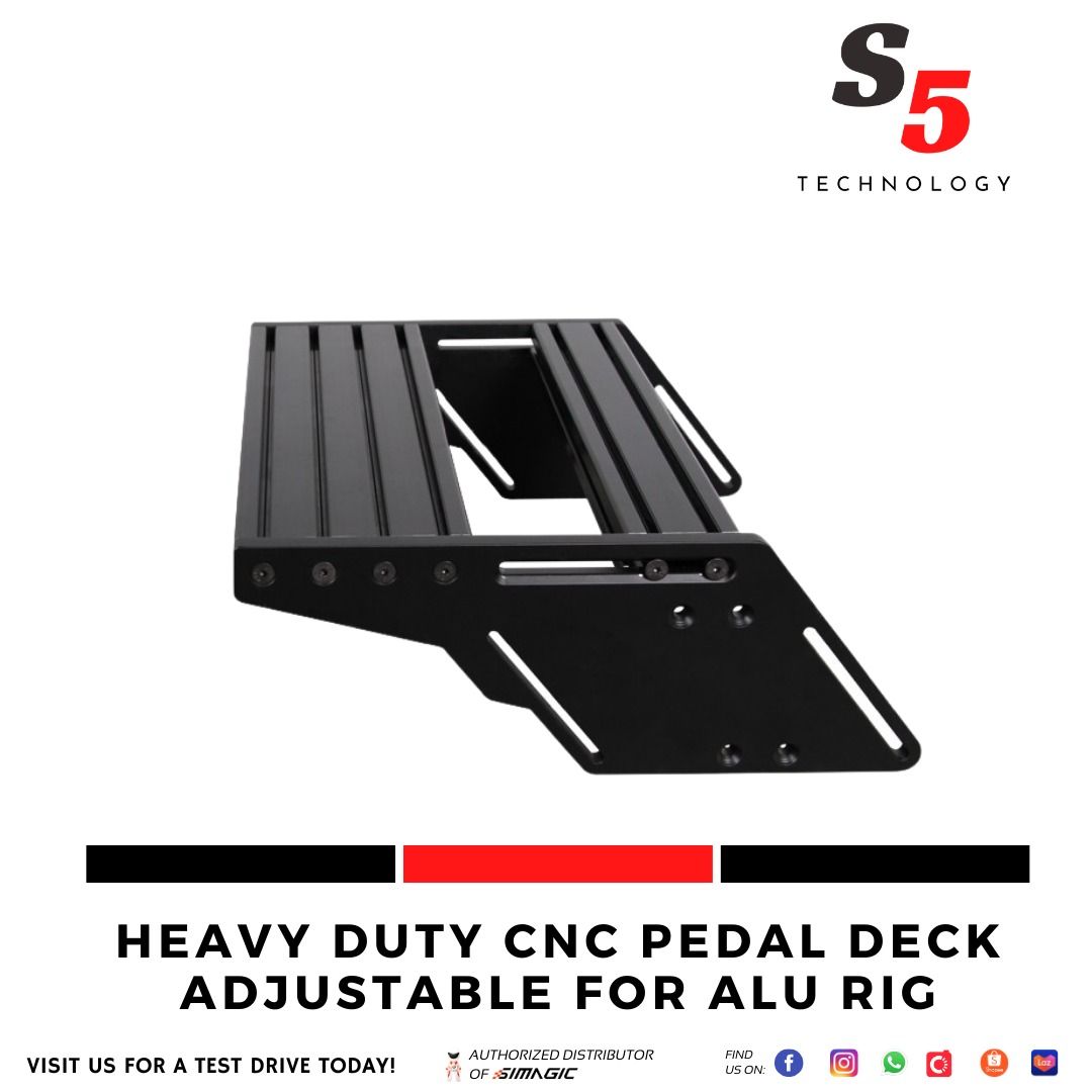 HEAVY DUTY CNC PEDAL DECK ADJUSTABLE FOR ALUMINUM RIG / Pedal deck ...