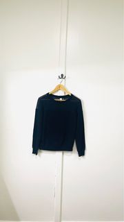 H&M Black Longsleeve Top (S, In Brand New Condition)