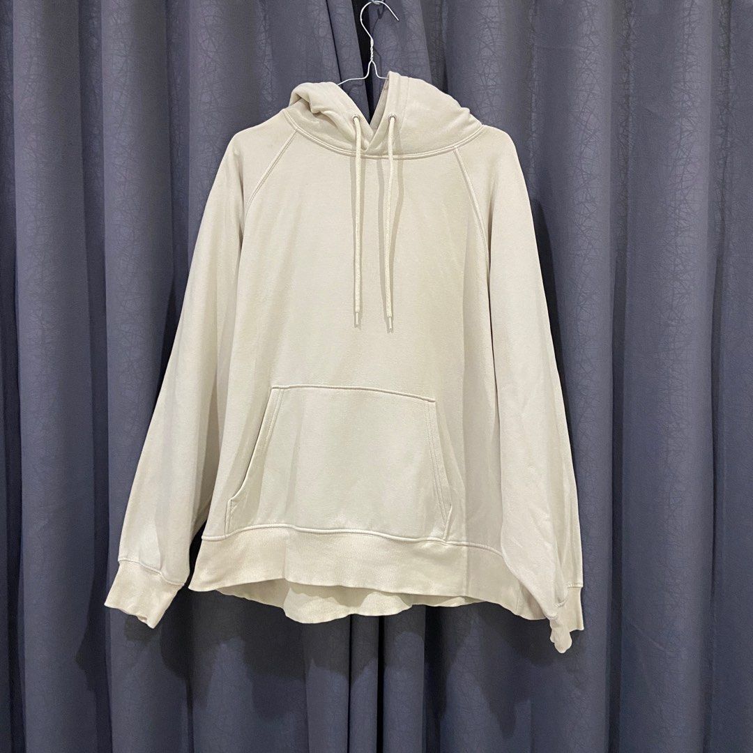 H M HNM HM HOODIE JAKET SWEATER POLOS PLAIN BASIC WANITA PRIA UNISEX SAND BEIGE CREAM CHOCO KREM NUDE WHITE PASTEL PUTIH Fesyen Wanita Pakaian Wanita Atasan di Carousell