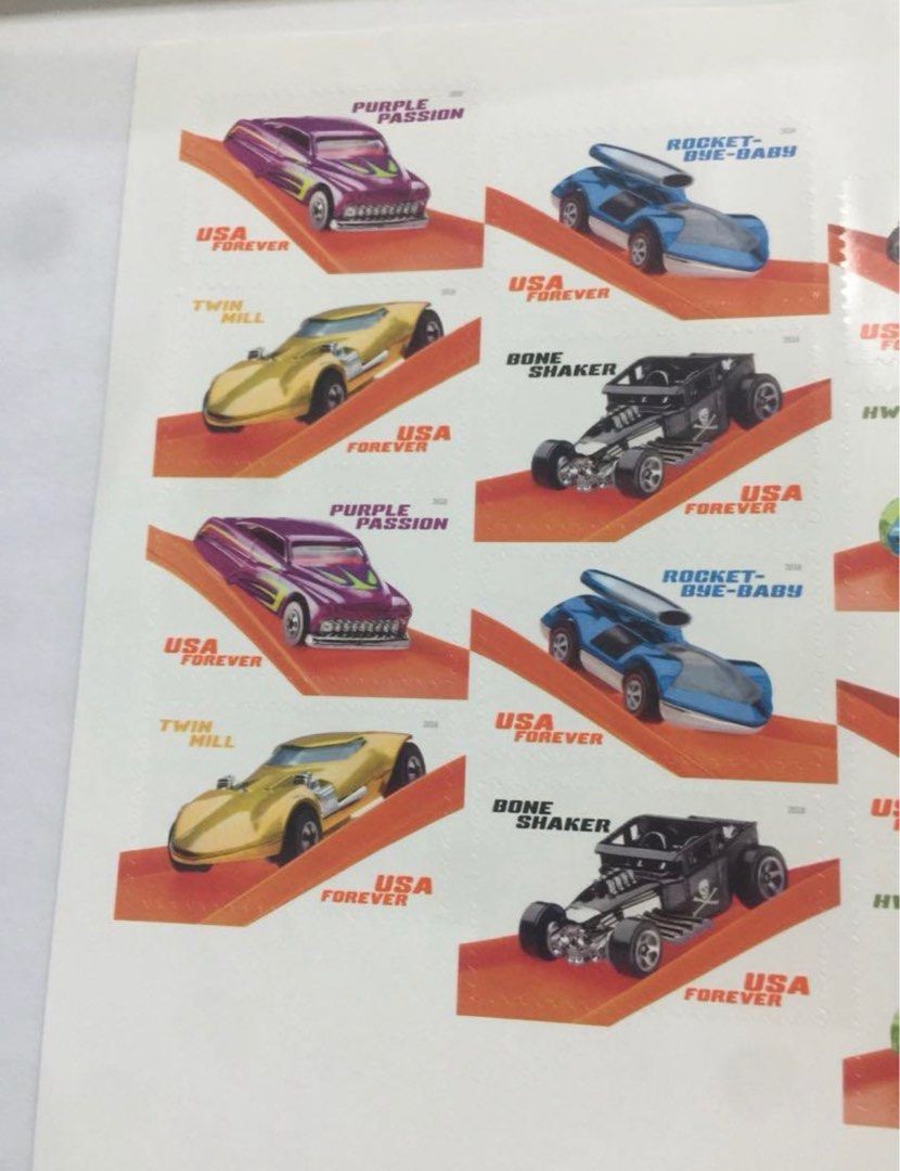 Hot wheels stamps usps new arrivals