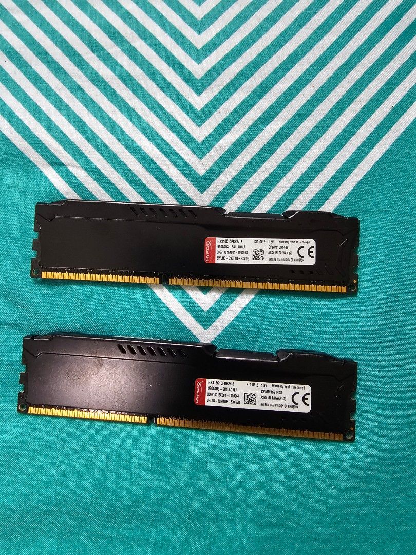 Kingston Hyperx Fury 4x4gb Rgb Ram Kingston HX421C14FBK4/16 HyperX