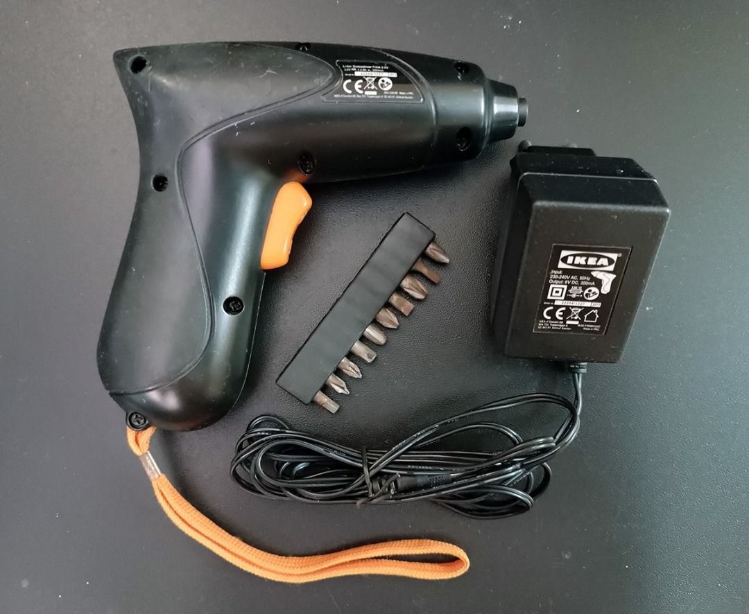 Ikea Electric Screwdriver with screw bits and Charger Screw Driver
